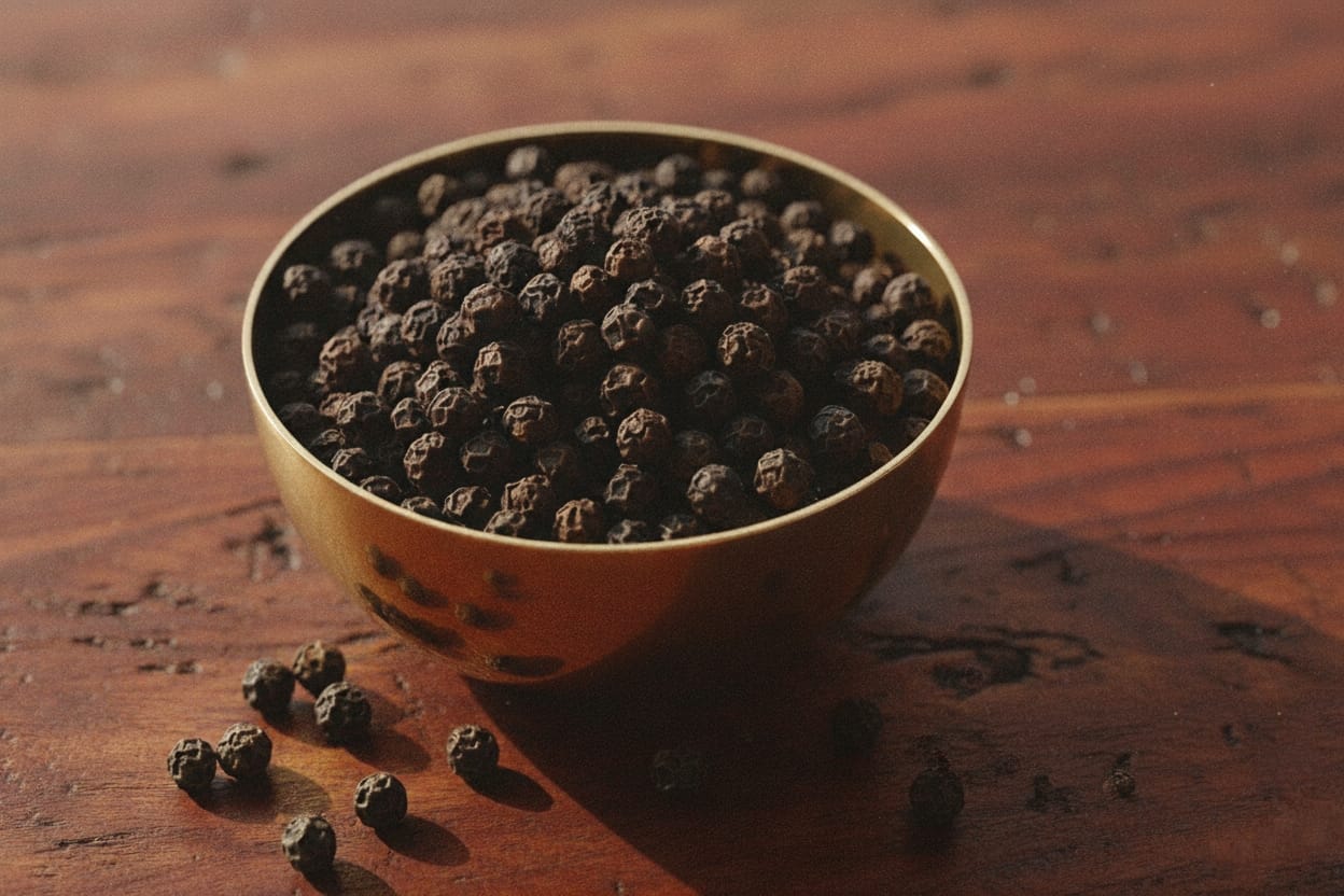 Nemmara Spices Whole Black Peppercorns | Authentic from Palakkad, Kerala
